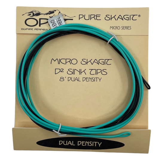 OPST DD8 Micro Skagit D2 T-8 Tips - 8ft Sink Tips for Fly Fishing